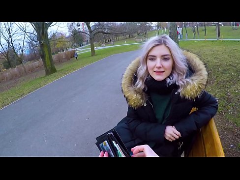 ❤️ Už pinigus nuryja karštą nepažįstamojo spermą - blowjob in the park by Eva Elfie ️❌ Just porno prie mūsų ❌❤